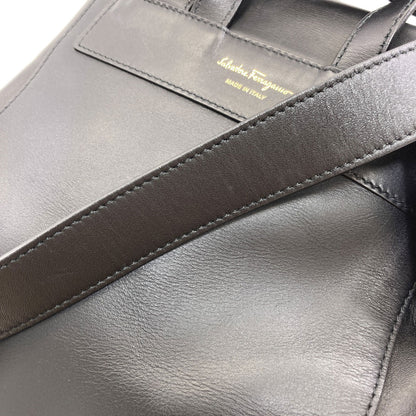 Salvatore Ferragamo Gancini studs Backpack Â· Daypack Leather Ladies [Used]