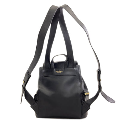 Salvatore Ferragamo Gancini studs Backpack Â· Daypack Leather Ladies [Used]