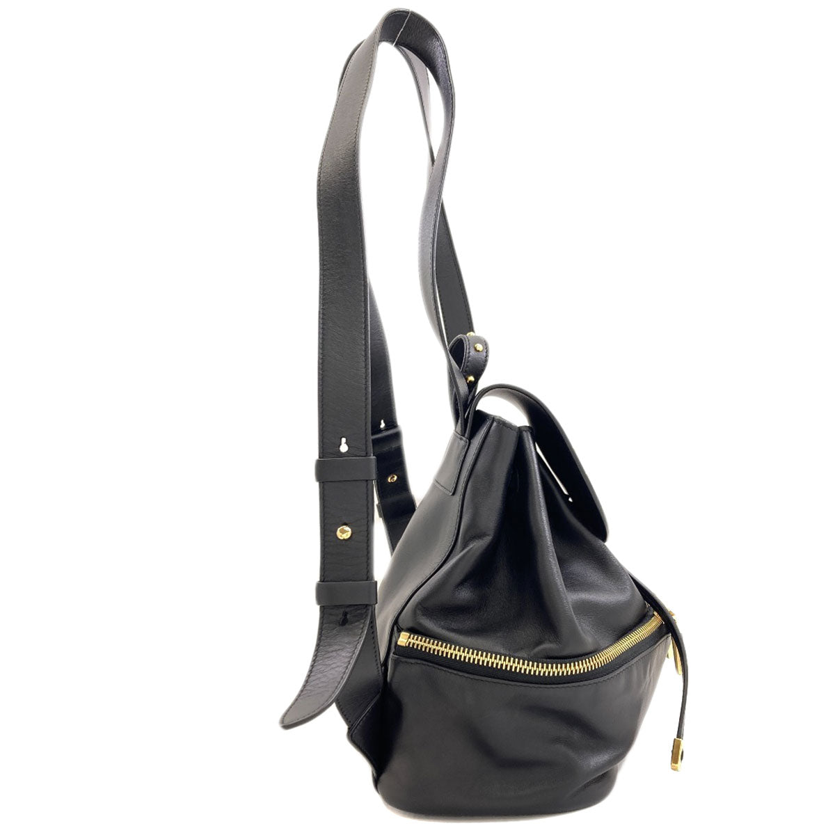 Salvatore Ferragamo Gancini studs Backpack Â· Daypack Leather Ladies [Used]