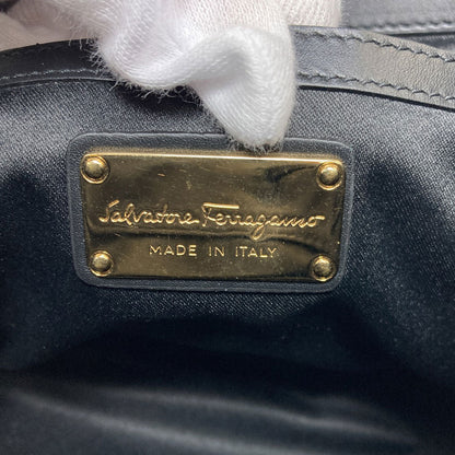 Salvatore Ferragamo Gancini studs Backpack Â· Daypack Leather Ladies [Used]