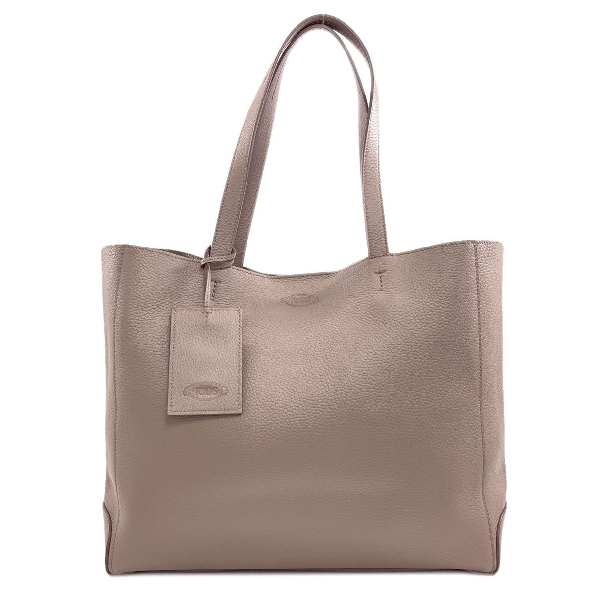 TODS logo Tote Bag Leather Ladies [Used]