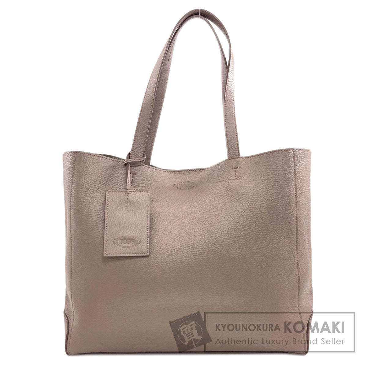 TODS logo Tote Bag Leather Ladies [Used]