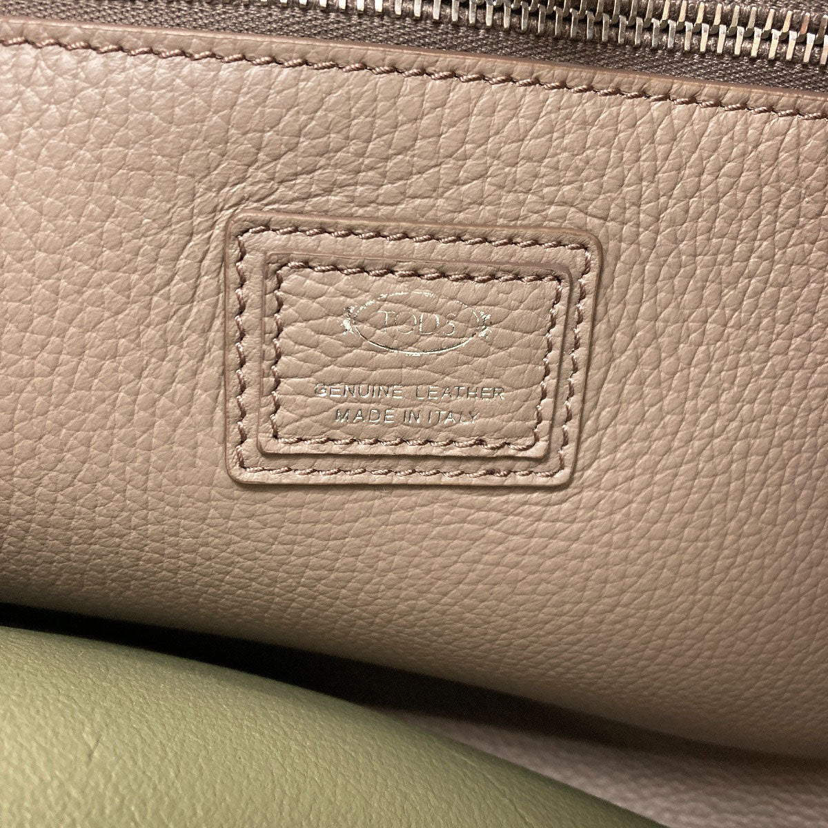 TODS logo Tote Bag Leather Ladies [Used]