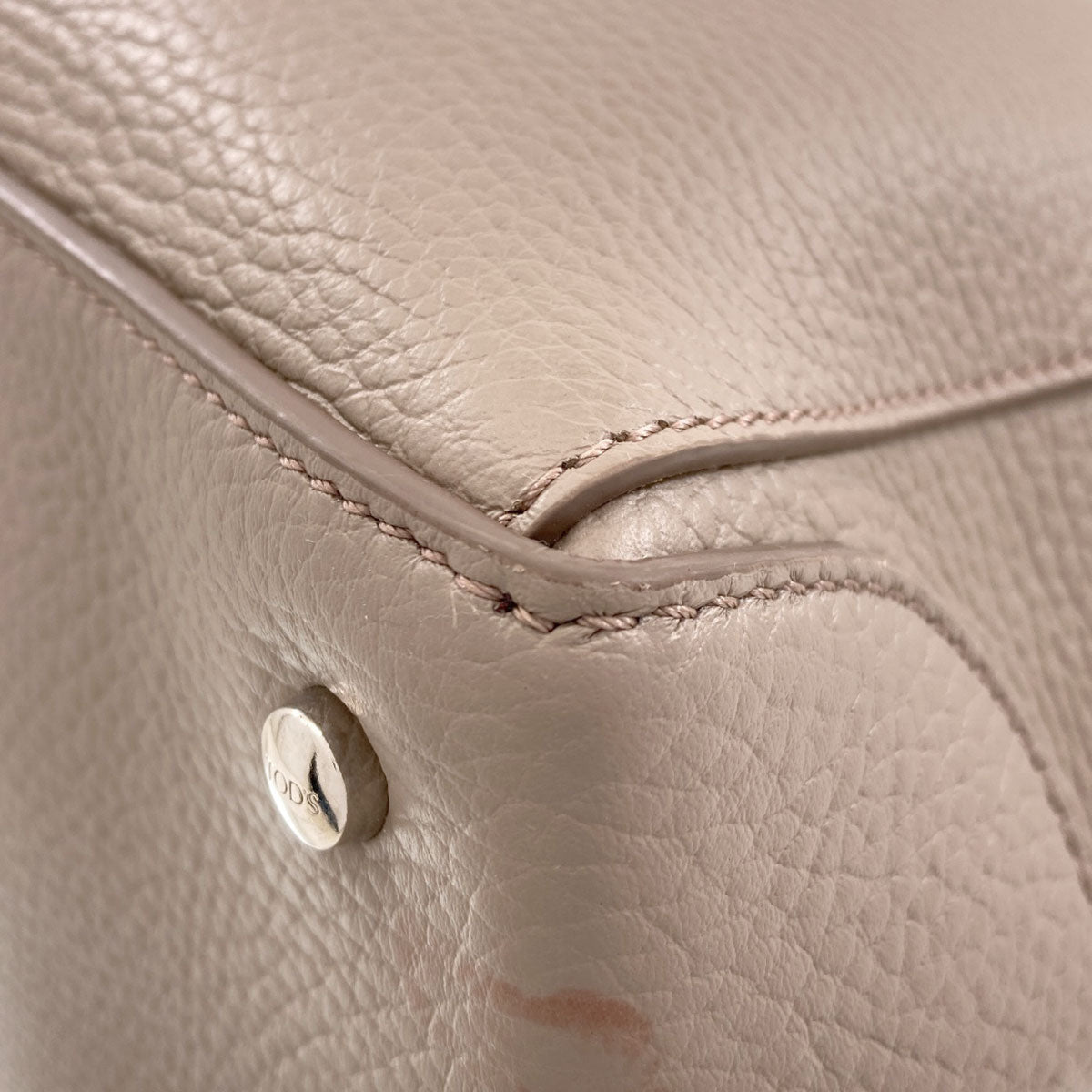 TODS logo Tote Bag Leather Ladies [Used]