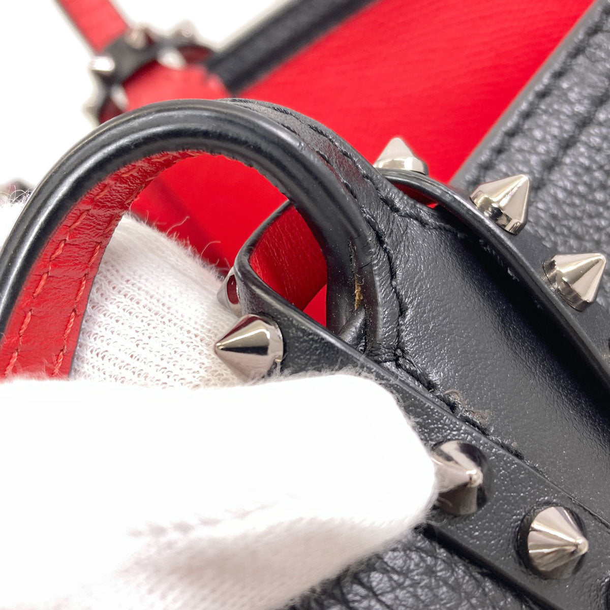Christian Louboutin Cabata Calf Empire Tote Bag Leather Ladies [Used]