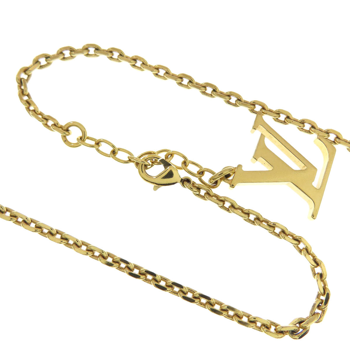 LOUIS VUITTON Pandanti Gimure Crew Necklace Metal Ladies [Used]