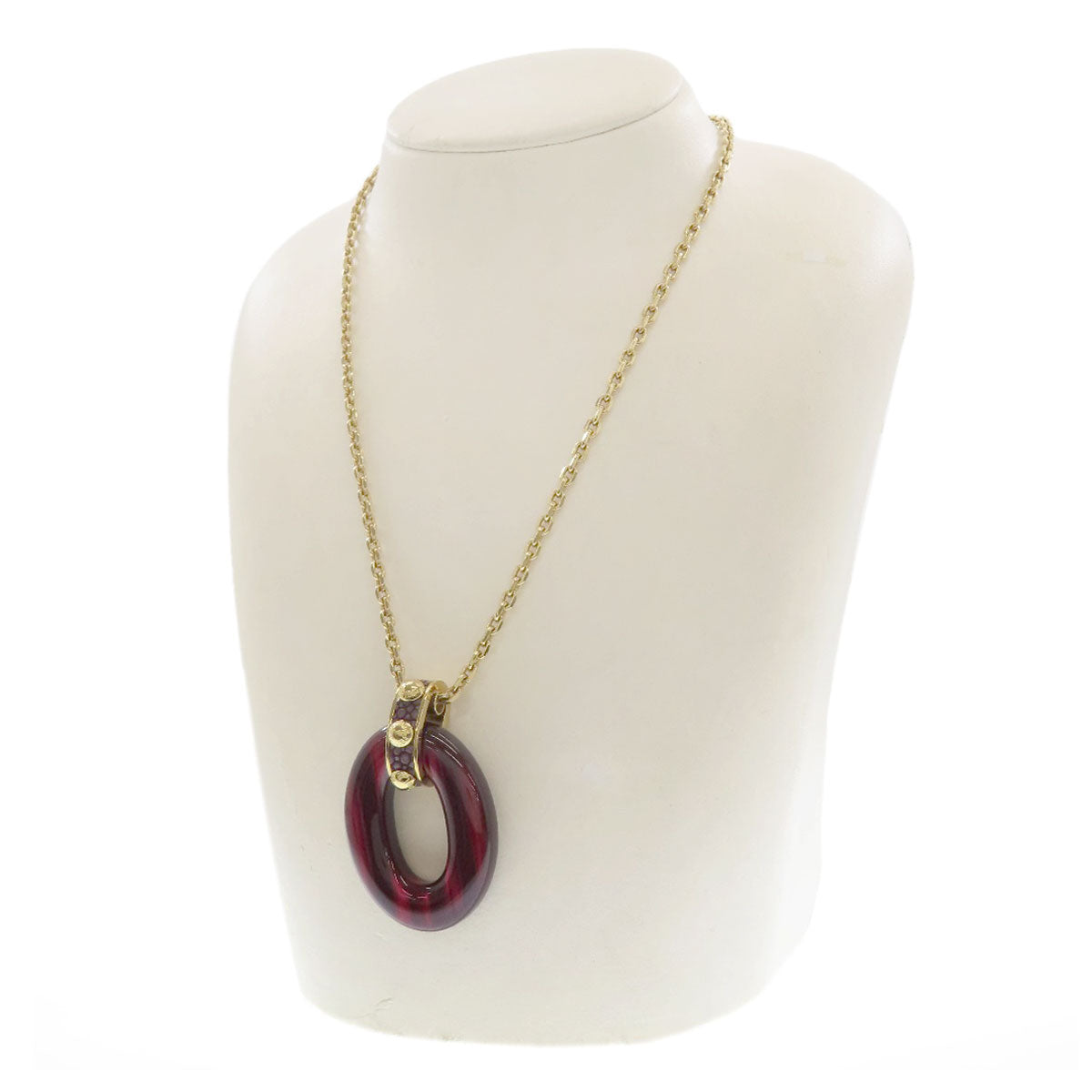 LOUIS VUITTON Pandanti Gimure Crew Necklace Metal Ladies [Used]