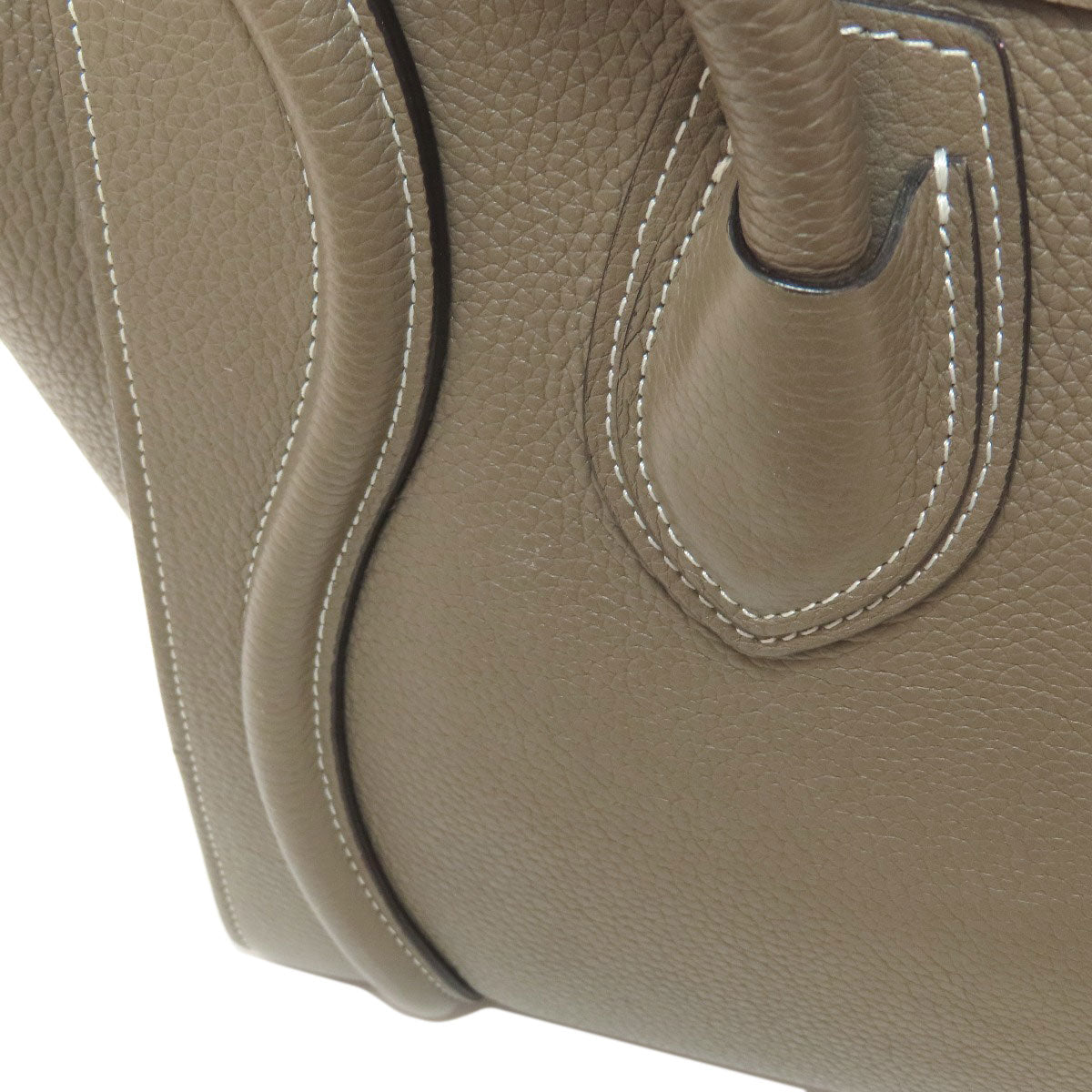 CELINE Luggage micro Handbag Calf Ladies [Used]