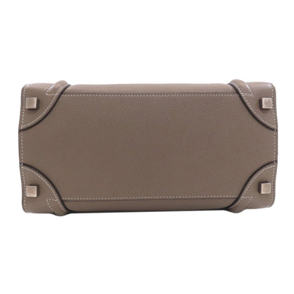 CELINE Luggage micro Handbag Calf Ladies [Used]