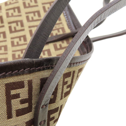 FENDI Zucchinopattern Handbag Canvas Ladies [Used]