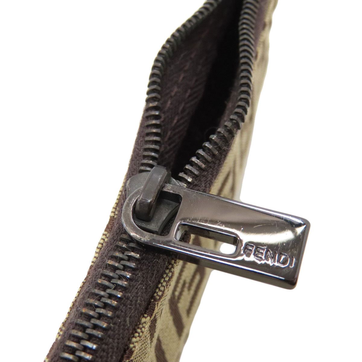 FENDI Zucchinopattern Handbag Canvas Ladies [Used]