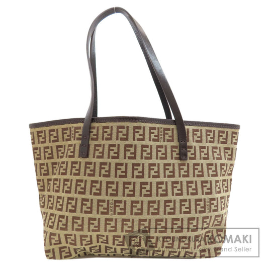 FENDI Zucchinopattern Handbag Canvas Ladies [Used]