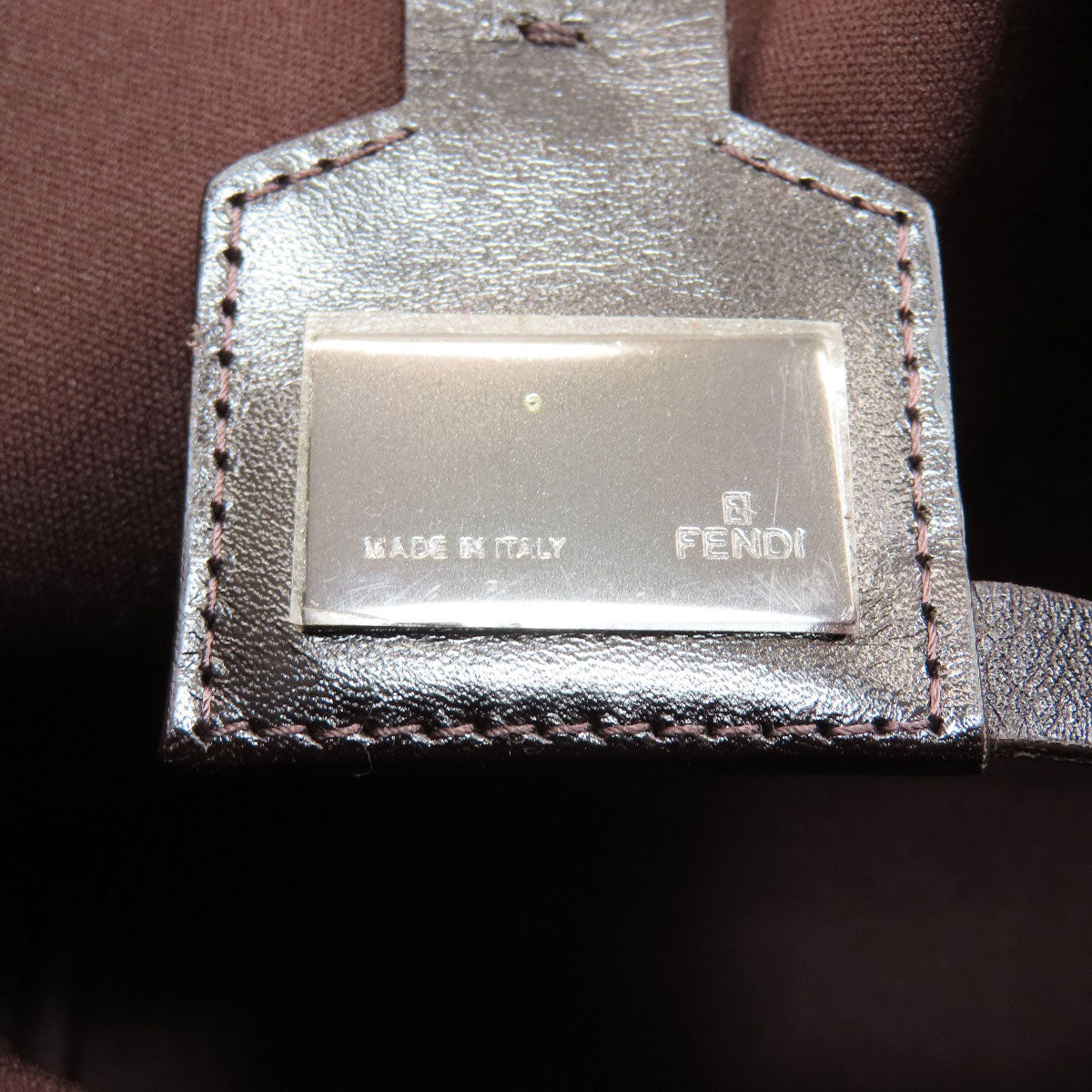 FENDI Zucchinopattern Handbag Canvas Ladies [Used]