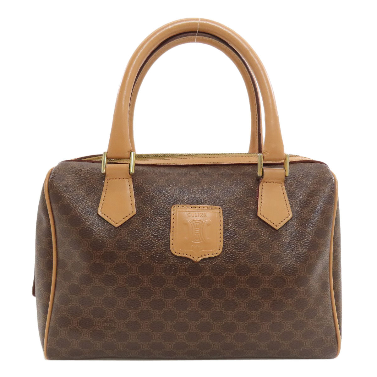 CELINE Macadam pattern Handbag PVC Ladies [Used]