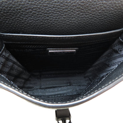PRADA Logo Hardware Shoulder Bag Calf Ladies [Used]
