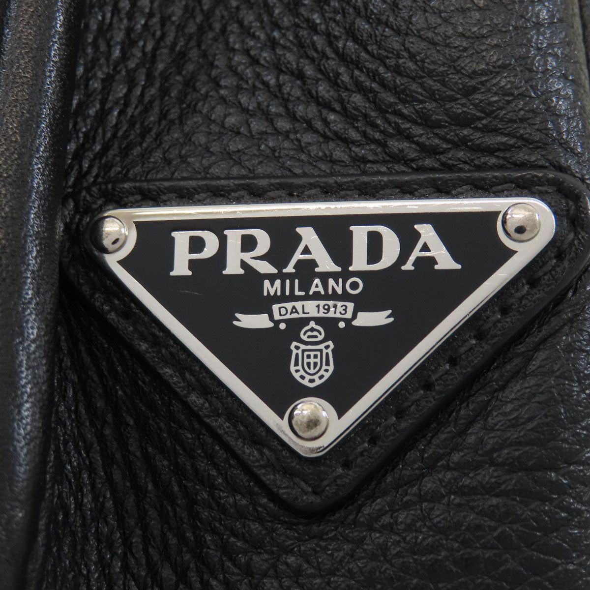 PRADA Logo Hardware Shoulder Bag Calf Ladies [Used]