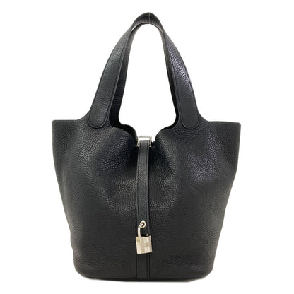 HERMES Picotin Lock MM SilverHardware Handbag Taurillon Clemence Ladies [Used]