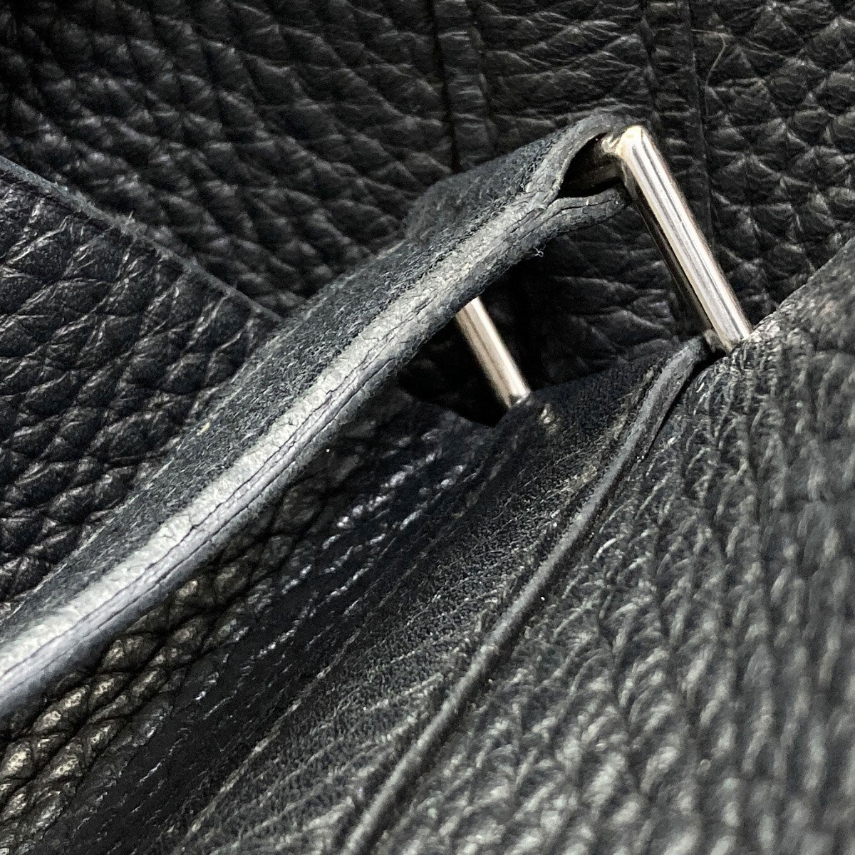 HERMES Picotin Lock MM SilverHardware Handbag Taurillon Clemence Ladies [Used]