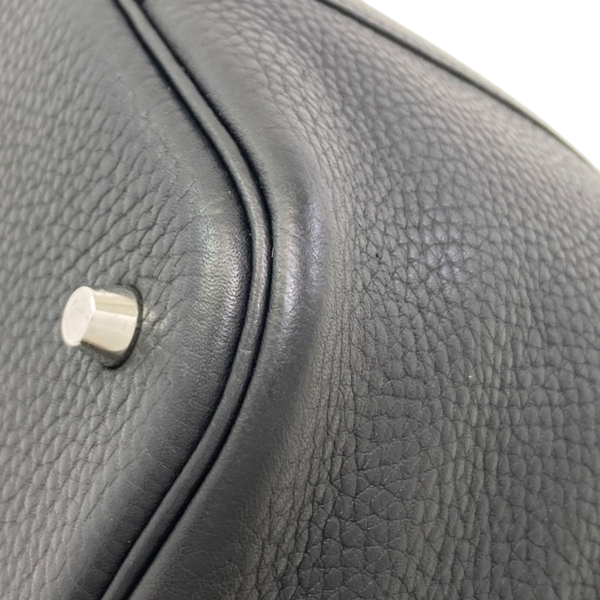 HERMES Picotin Lock MM SilverHardware Handbag Taurillon Clemence Ladies [Used]
