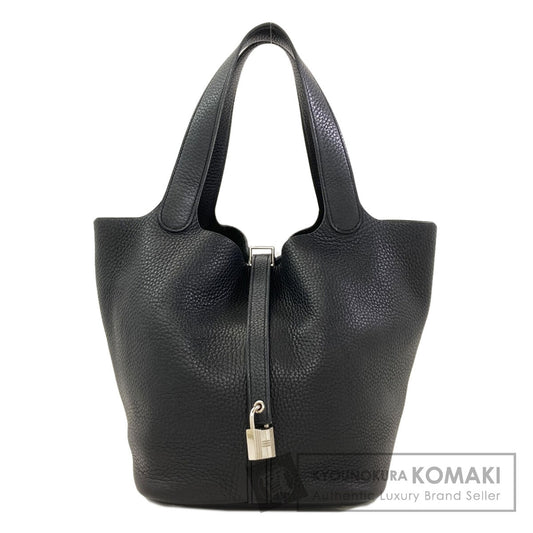 HERMES Picotin Lock MM SilverHardware Handbag Taurillon Clemence Ladies [Used]
