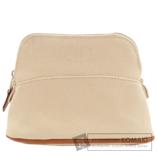 HERMES Bolide pouch mini mini Cosmetics Pouch Cotton canvas Ladies [Used]