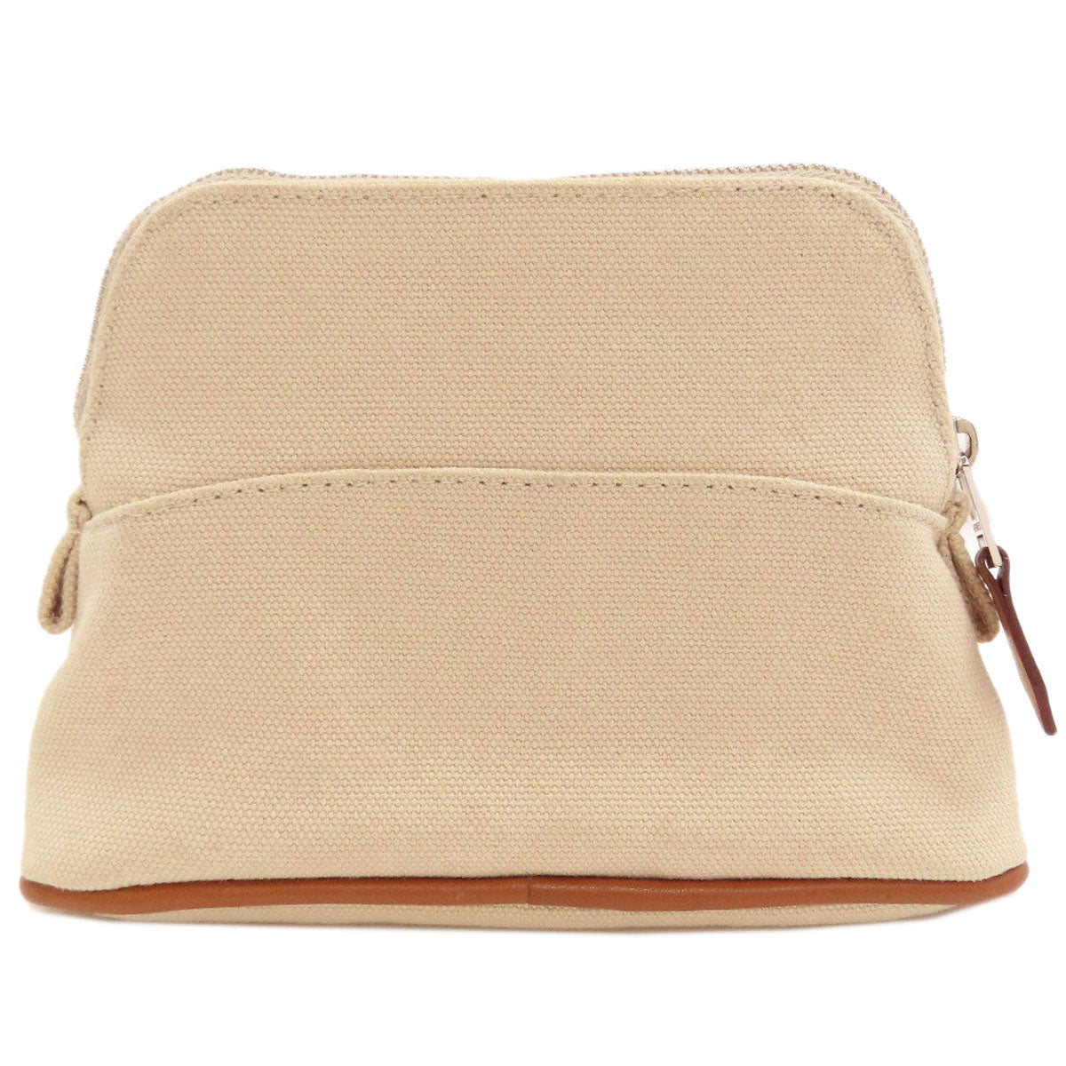 HERMES Bolide pouch mini mini Cosmetics Pouch Cotton canvas Ladies [Used]