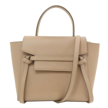 CELINE Belt bag 2WAY Handbag Calf Ladies [Used]