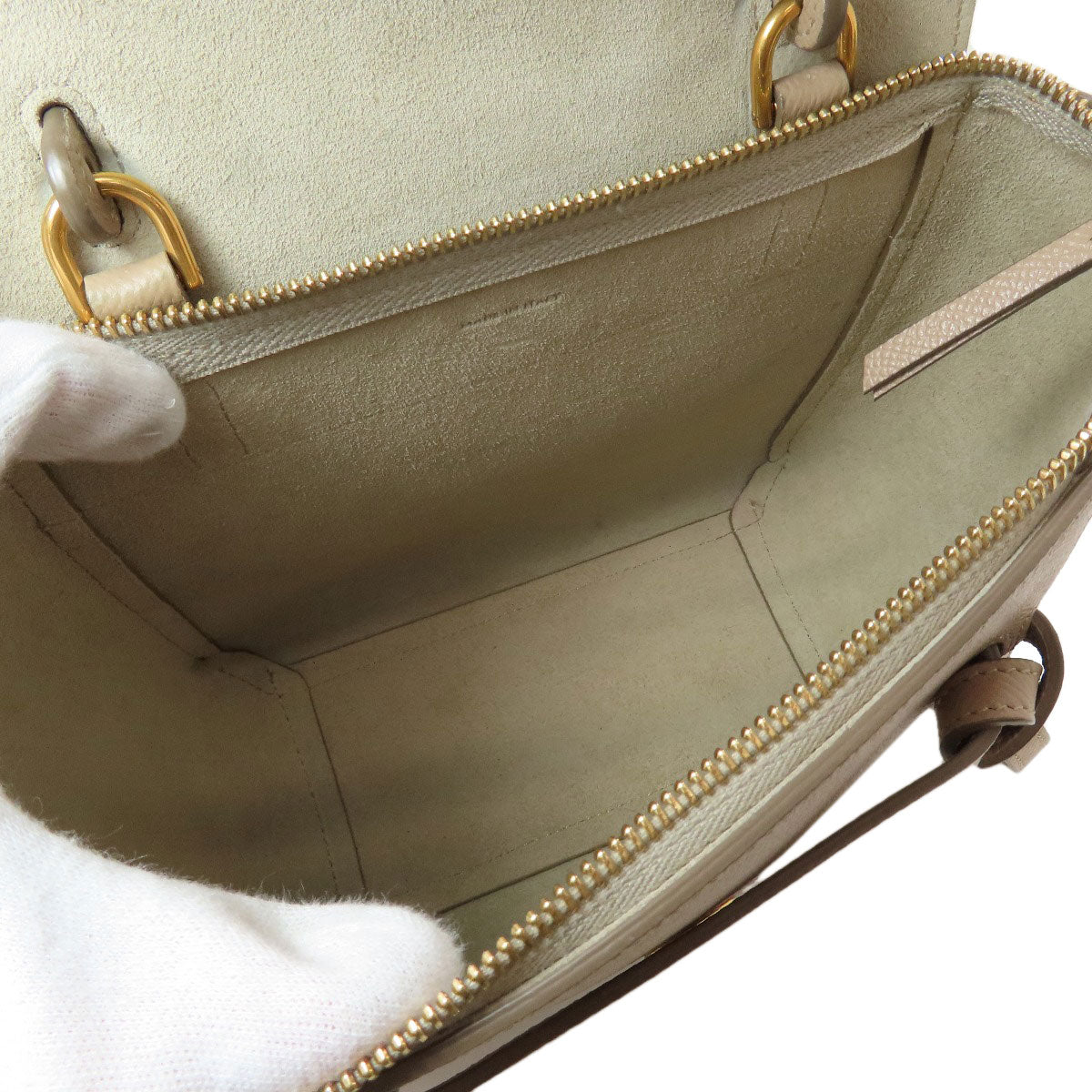 CELINE Belt bag 2WAY Handbag Calf Ladies [Used]