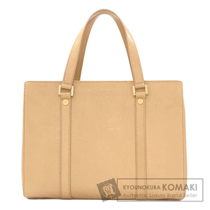 CELINE logo Handbag Leather Ladies [Used]