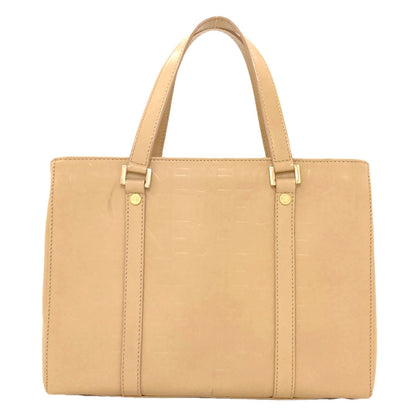 CELINE logo Handbag Leather Ladies [Used]