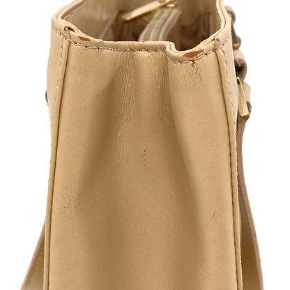 CELINE logo Handbag Leather Ladies [Used]