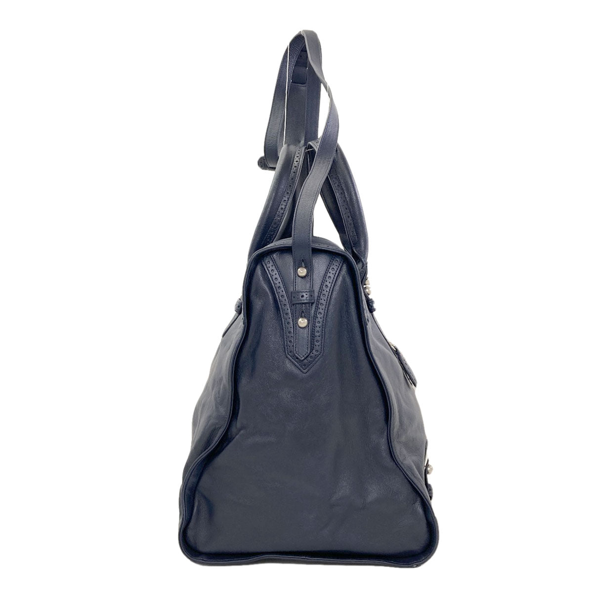 BALENCIAGA Riva City Paper 2WAY Handbag Calf Ladies [Used]