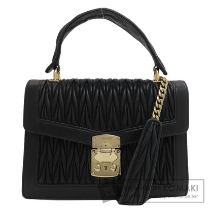 MIUMIU Materasse 2WAY Handbag Calf Ladies [Used]
