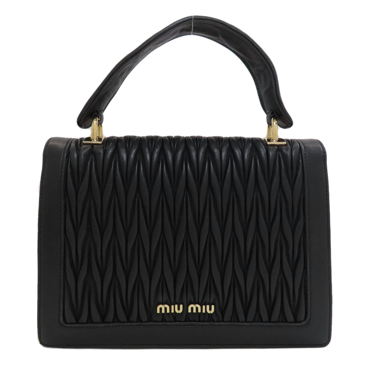 MIUMIU Materasse 2WAY Handbag Calf Ladies [Used]