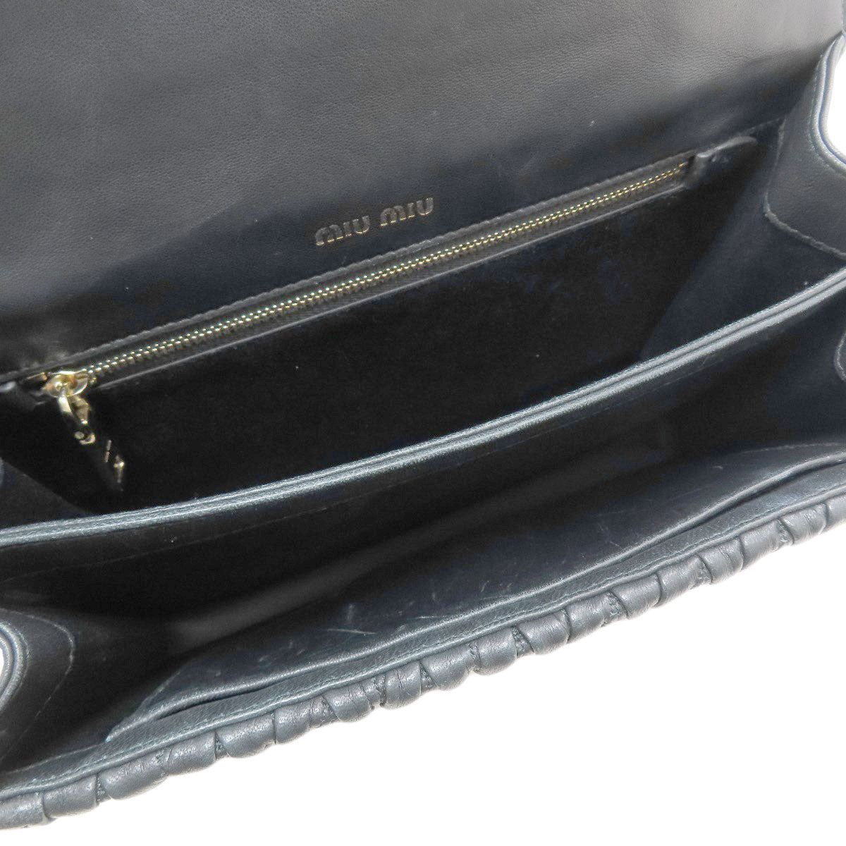MIUMIU Materasse 2WAY Handbag Calf Ladies [Used]