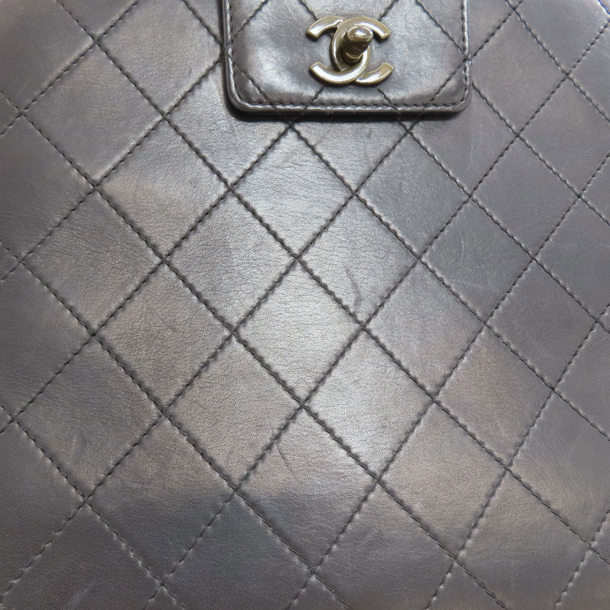 CHANEL Matelasse COCO Mark Handbag Calf Ladies [Used]