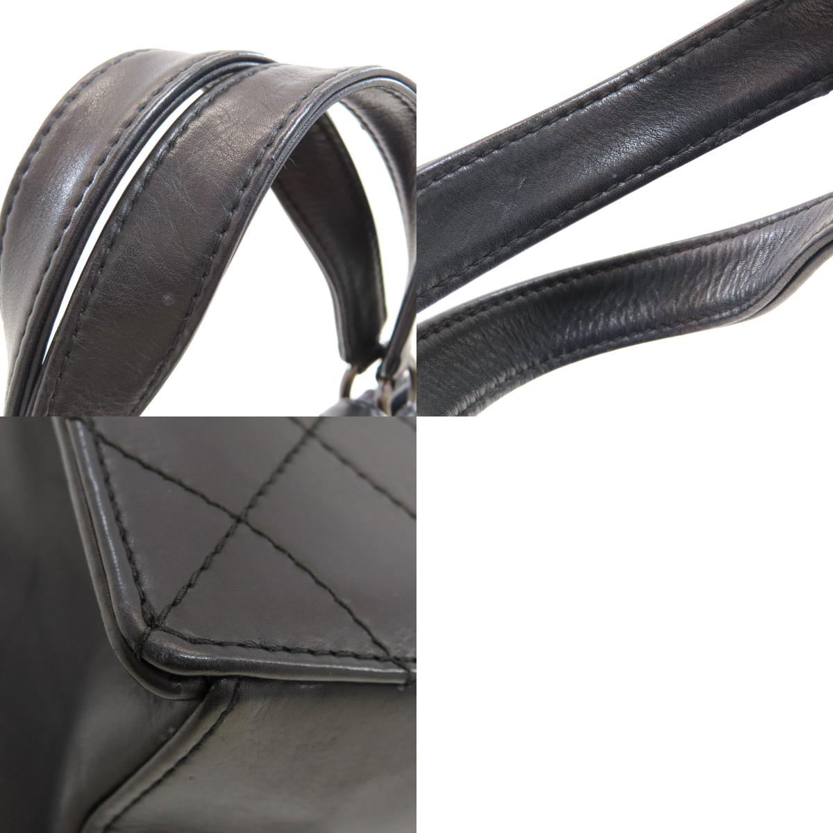 CHANEL Matelasse COCO Mark Handbag Calf Ladies [Used]