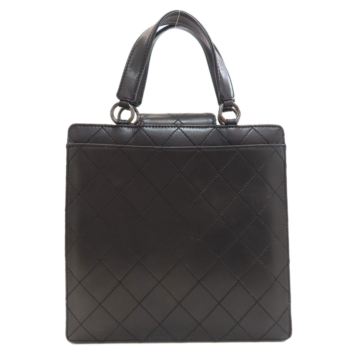 CHANEL Matelasse COCO Mark Handbag Calf Ladies [Used]