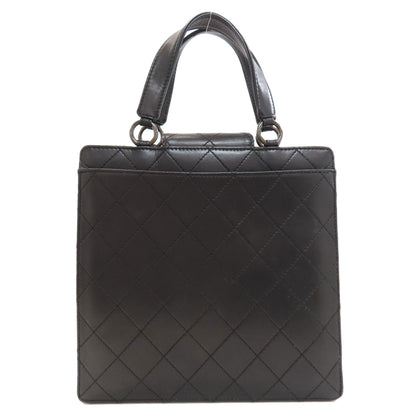 CHANEL Matelasse COCO Mark Handbag Calf Ladies [Used]