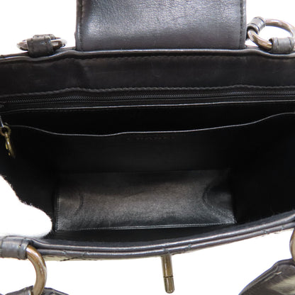 CHANEL Matelasse COCO Mark Handbag Calf Ladies [Used]