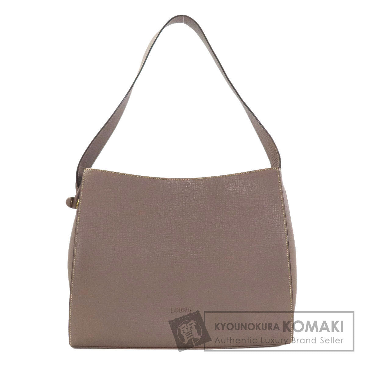 LOEWE Logo one belt Shoulder Bag Calf Ladies [Used]