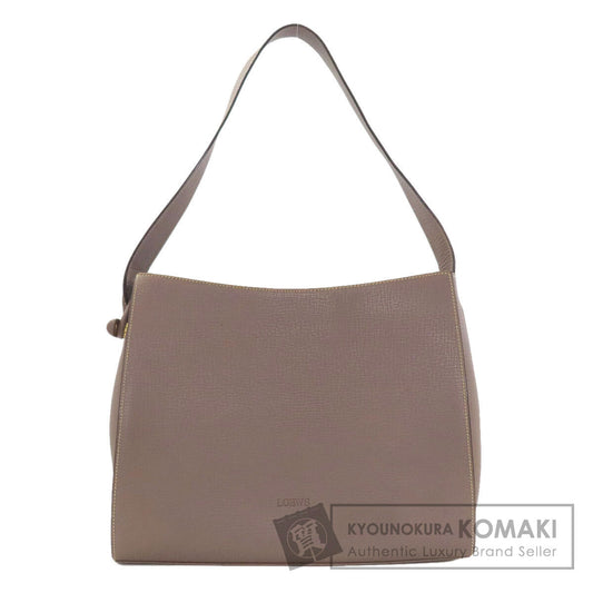LOEWE Logo one belt Shoulder Bag Calf Ladies [Used]