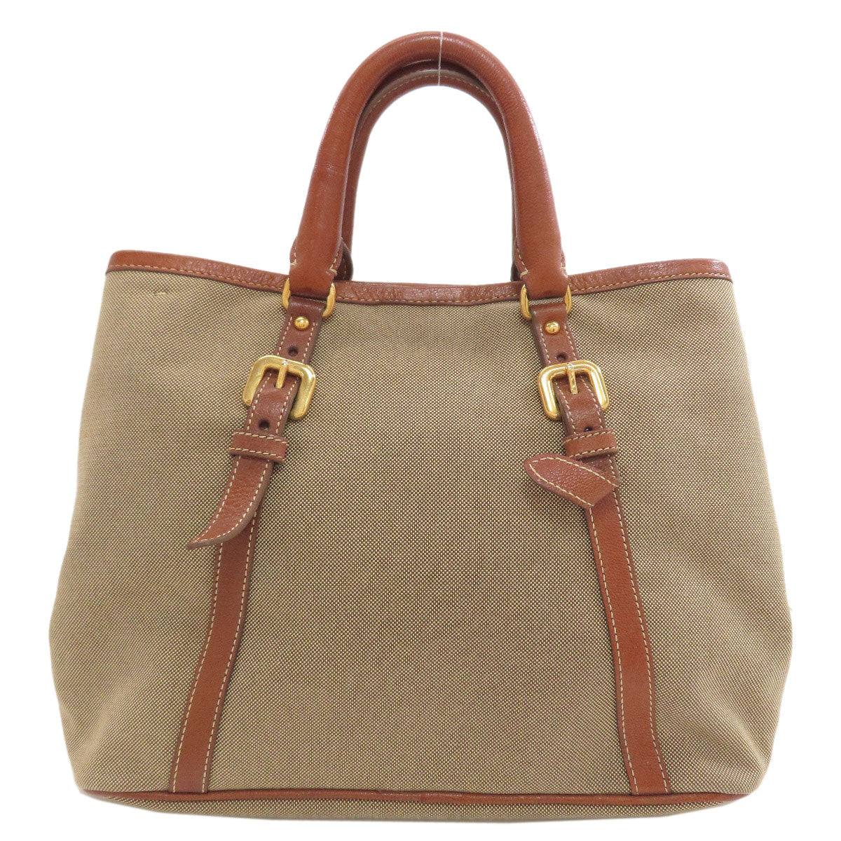 PRADA Fiocco 2WAY Handbag Canvas Ladies [Used]