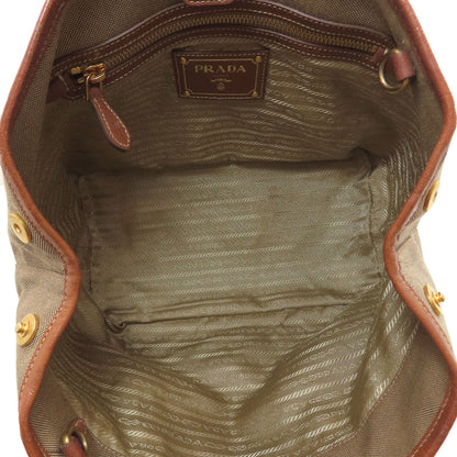 PRADA Fiocco 2WAY Handbag Canvas Ladies [Used]