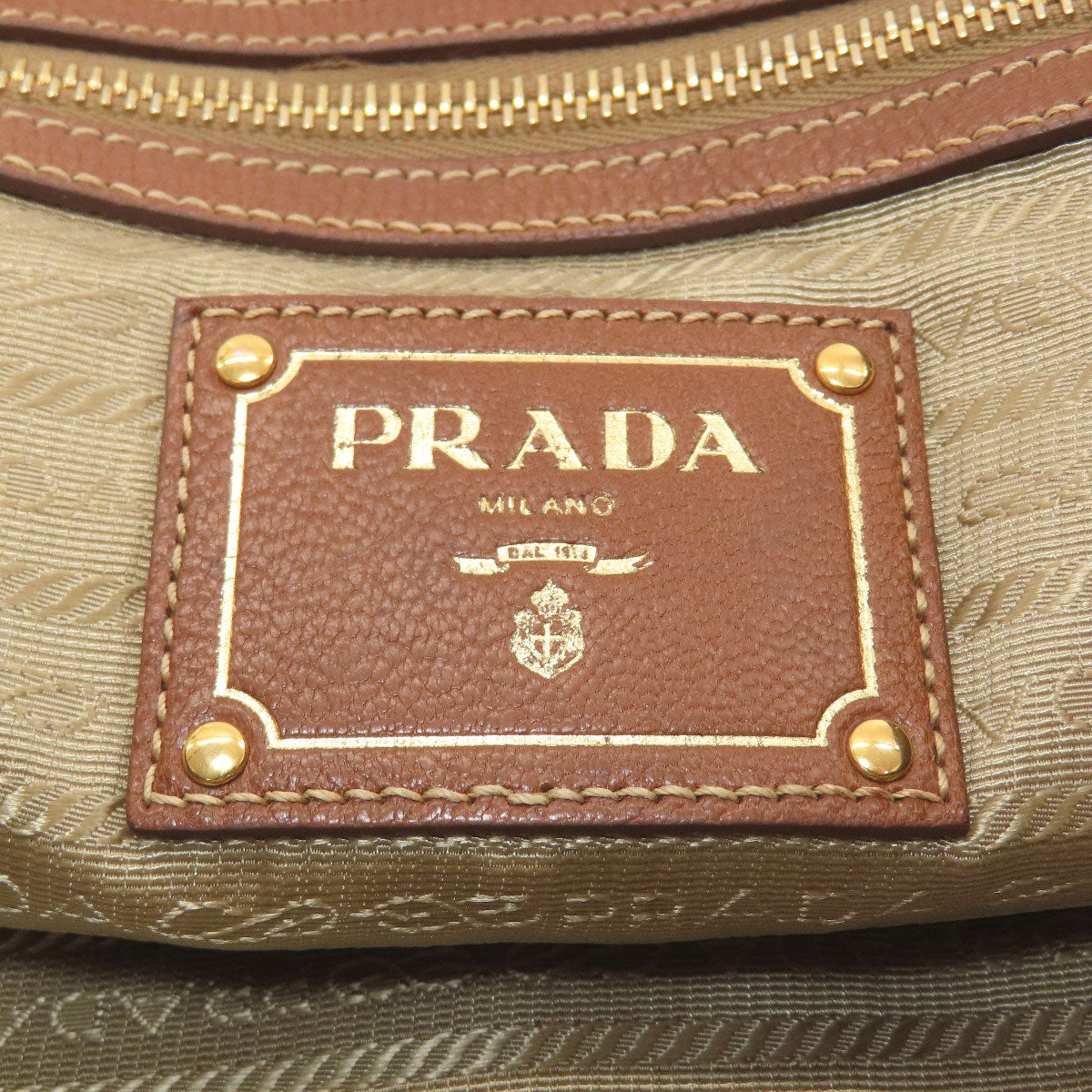 PRADA Fiocco 2WAY Handbag Canvas Ladies [Used]