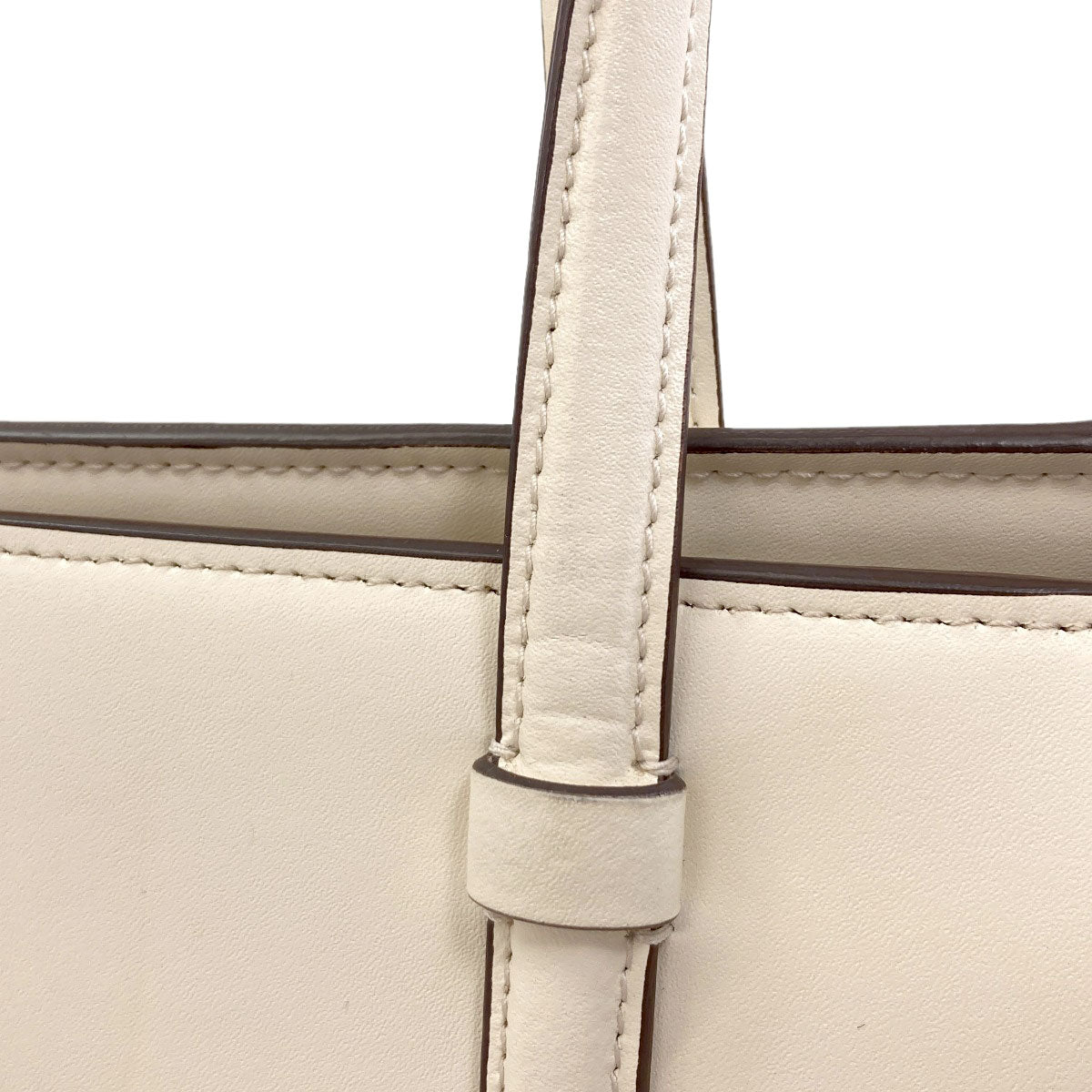 Salvatore Ferragamo Bonnie Lettering Punching 2WAY Handbag Calf Ladies [Used]