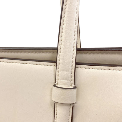 Salvatore Ferragamo Bonnie Lettering Punching 2WAY Handbag Calf Ladies [Used]