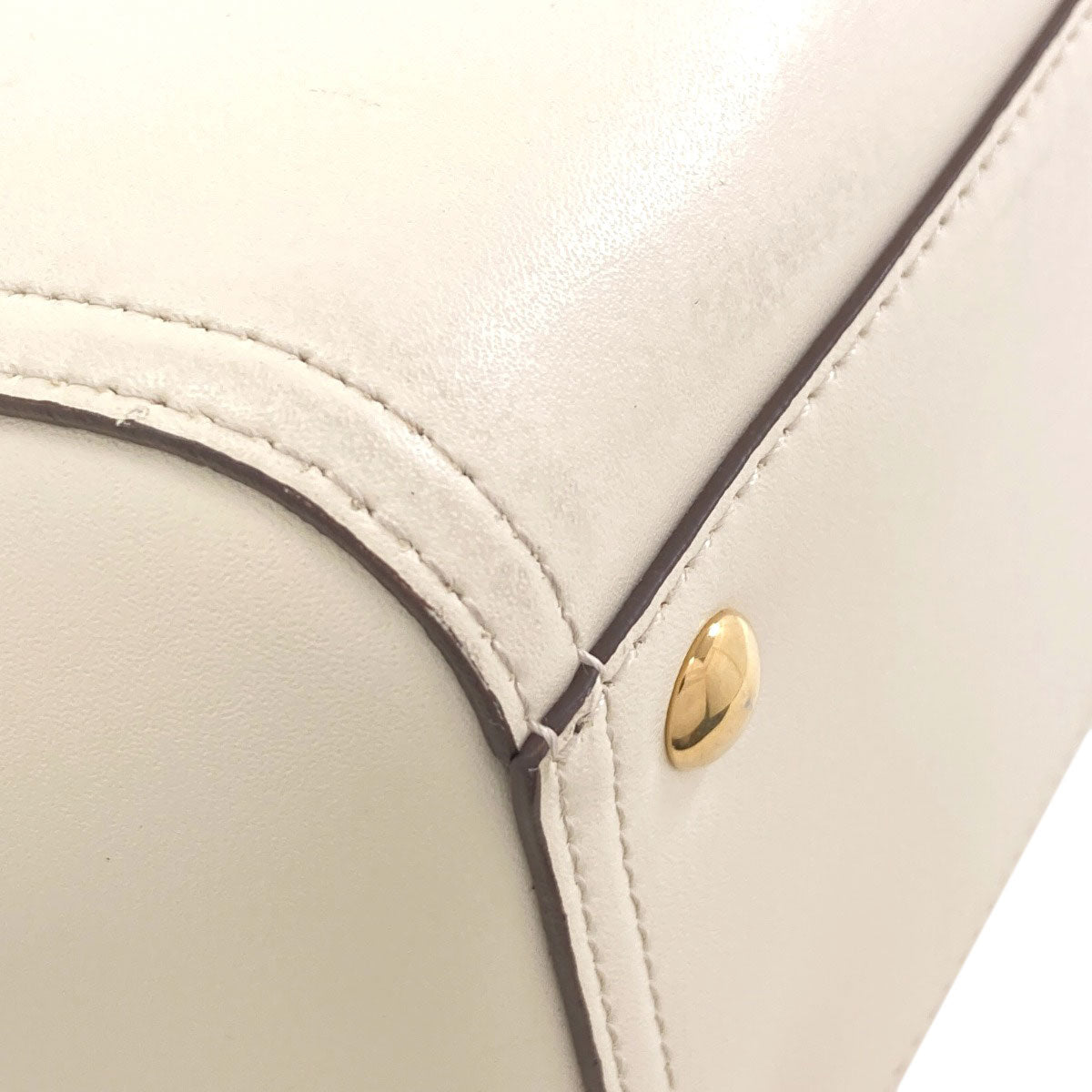 Salvatore Ferragamo Bonnie Lettering Punching 2WAY Handbag Calf Ladies [Used]