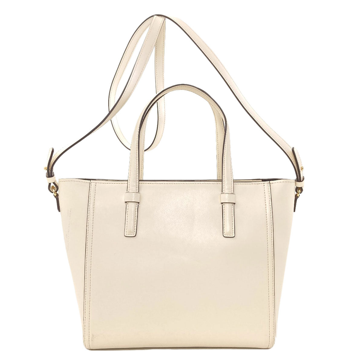 Salvatore Ferragamo Bonnie Lettering Punching 2WAY Handbag Calf Ladies [Used]