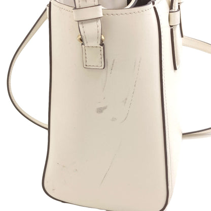 Salvatore Ferragamo Bonnie Lettering Punching 2WAY Handbag Calf Ladies [Used]